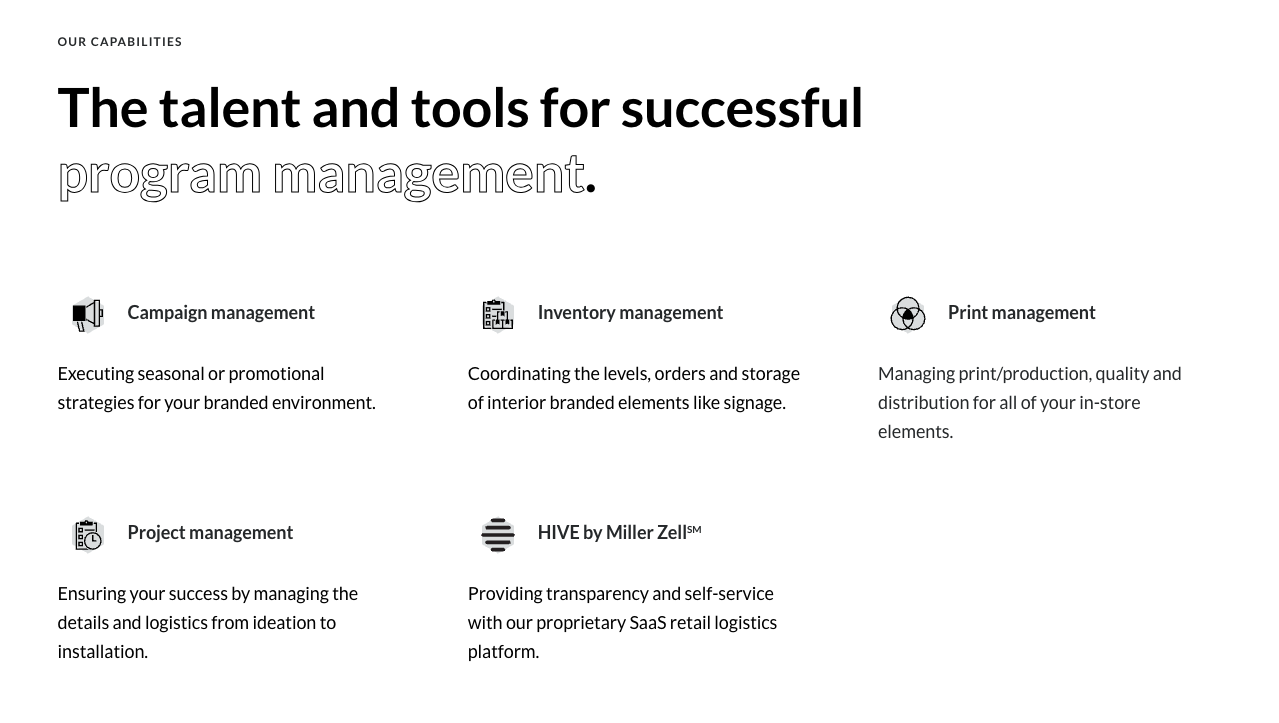 The tools for successful program management
