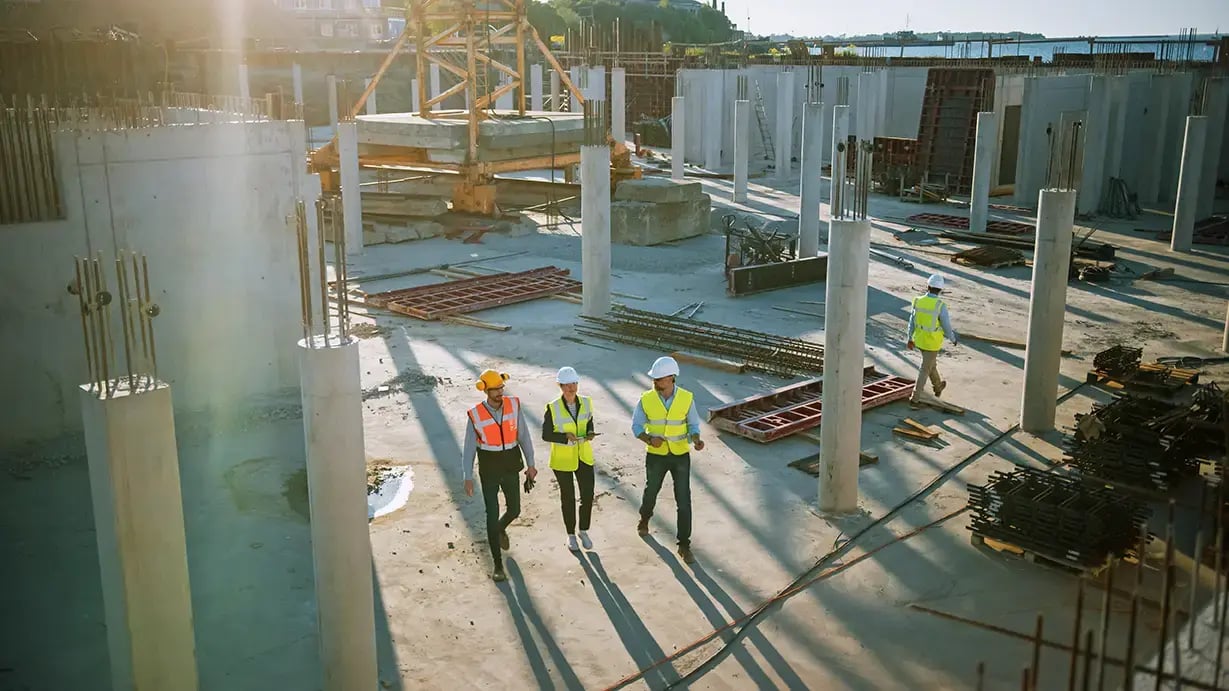 construction site new build retail bank store