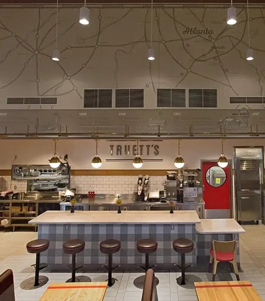 CFA Train map mural