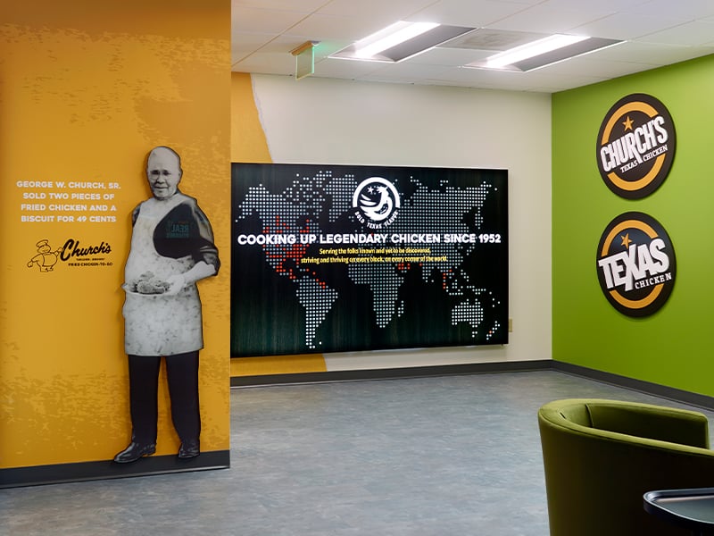 Churchs texas chicken hq our work featured image