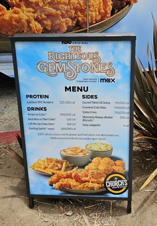 Churchs The Righteous Gemstones Food Truck Pop Up