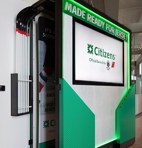 Citizens New Jersey Devils Prudential Center Closet Storage