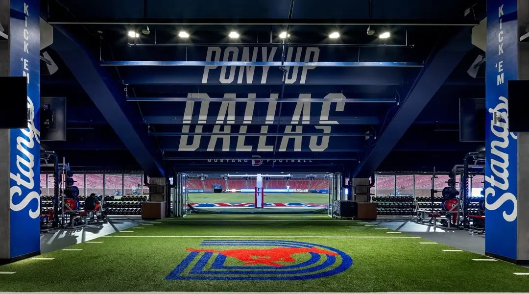 SMU Gary Weber end zone complex