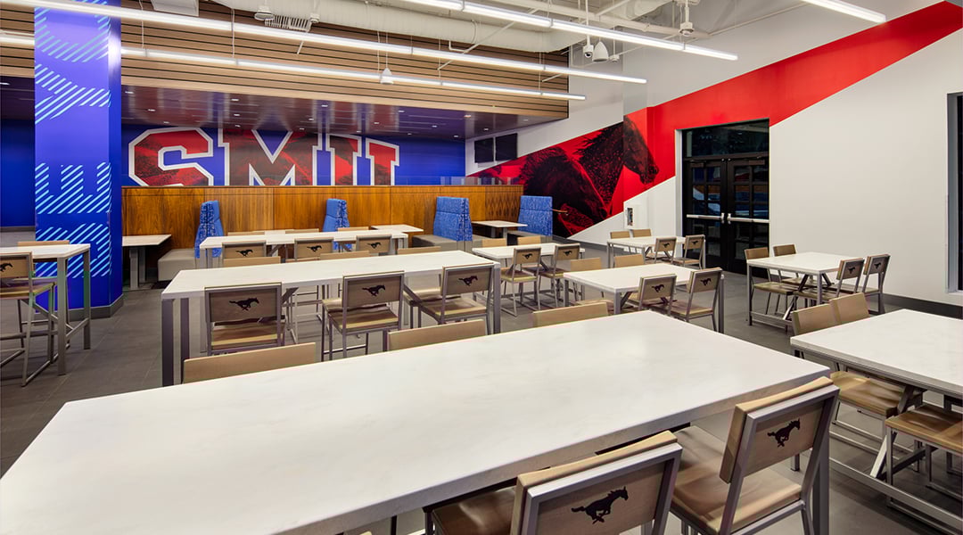 SMU The Varsity Lounge Food Hall Interior