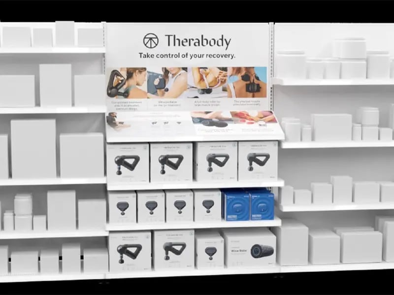 Therabody POP display