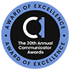Communicator award of excellence