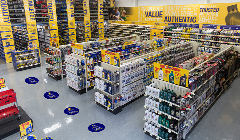 NAPA Pandemic signage