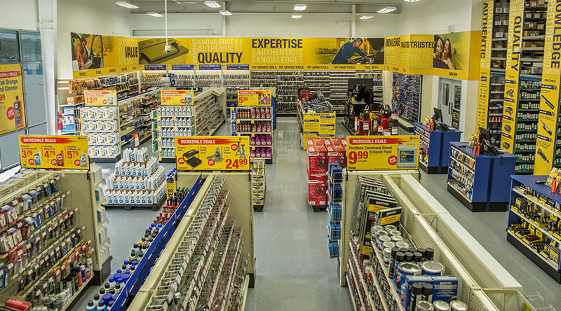 NAPA Aerial Interier Signage