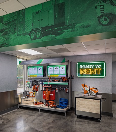 Sunbelt Rentals Showroom Ready to Rent