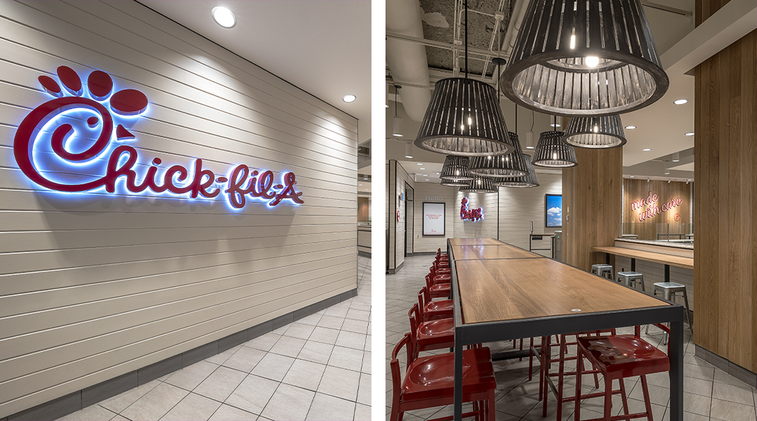 Chick-fil-A Chicago dining hall