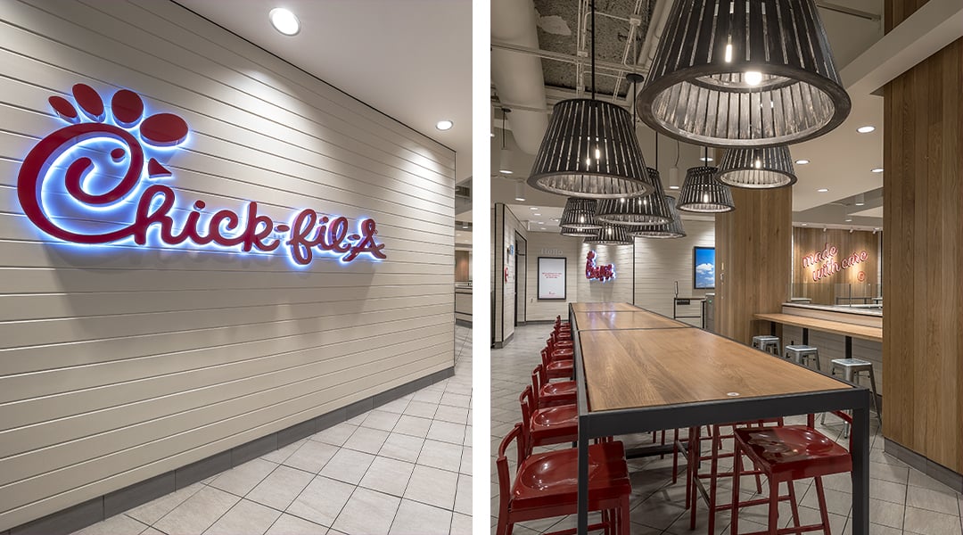 Chick-fil-A Chicago dining hall Chick-fil-A Chicago dining hall