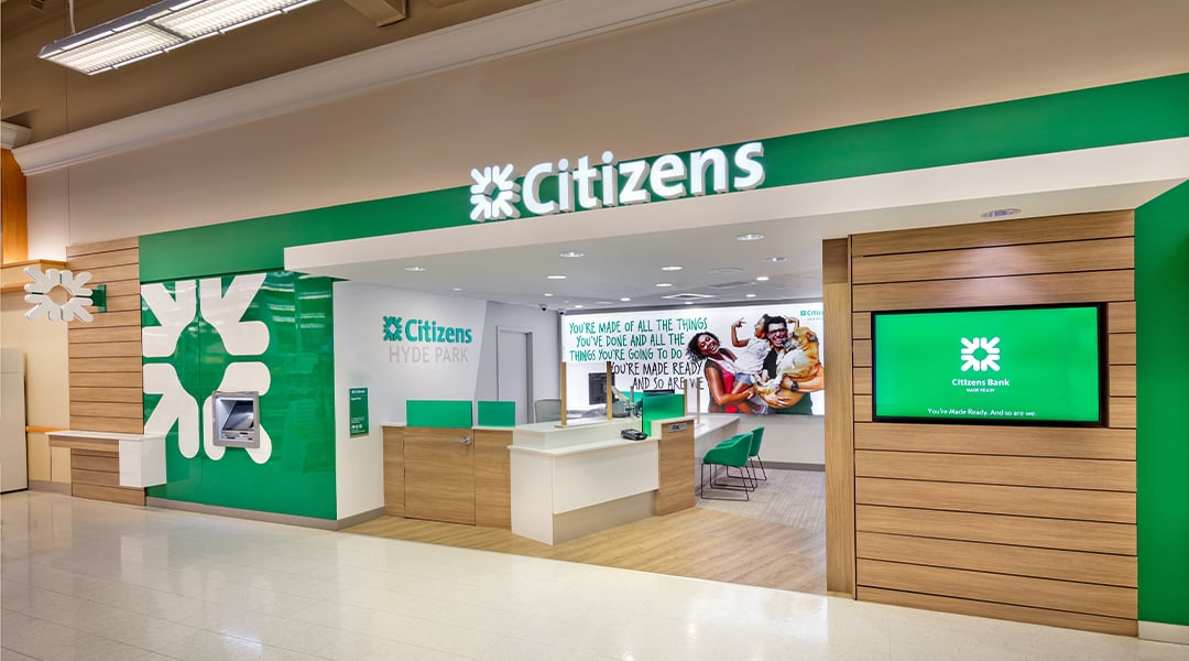 full-scale redesign of an existing in-store supermarket bank branch