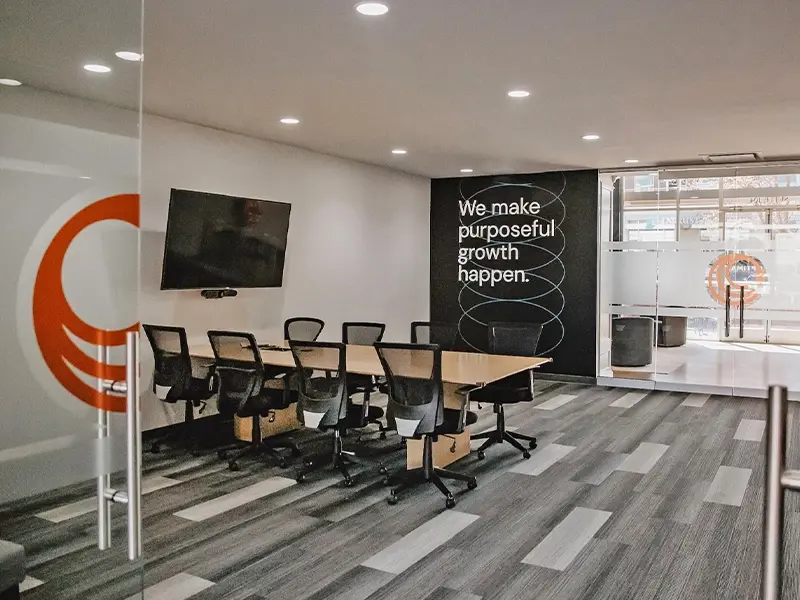 Optimal corporate office interior