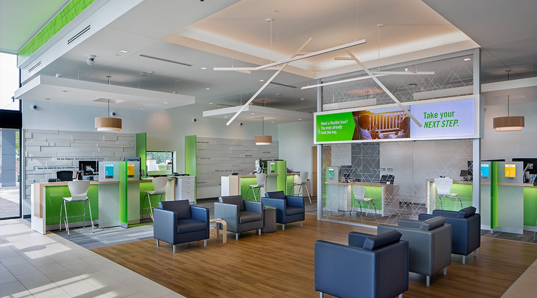 REGIONS INTERIOR BANK LOBBY DIGITAL