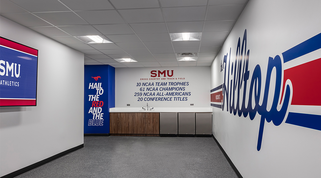 SMU WASHBURNE CROSSCOUNTRY TRACK AND FIELD VINYL