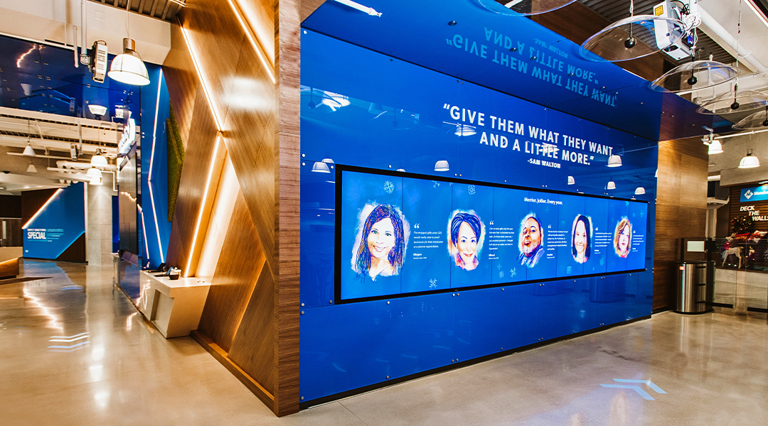 digital signage in large spaces digital signage in large spaces
