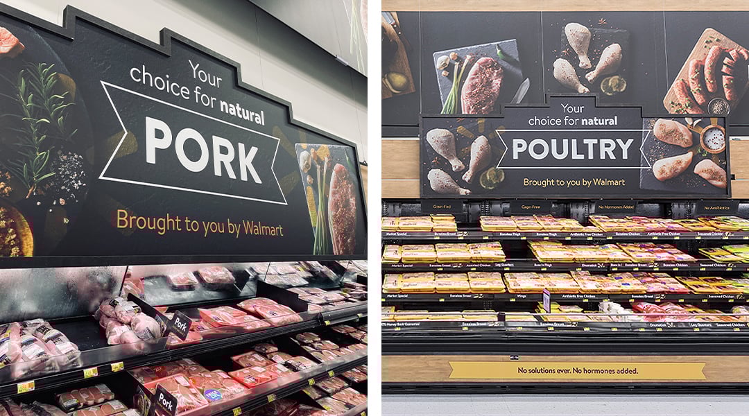 Printed signage for a multi-location rollout for a large retailer Printed signage for a multi-location rollout for a large retailer