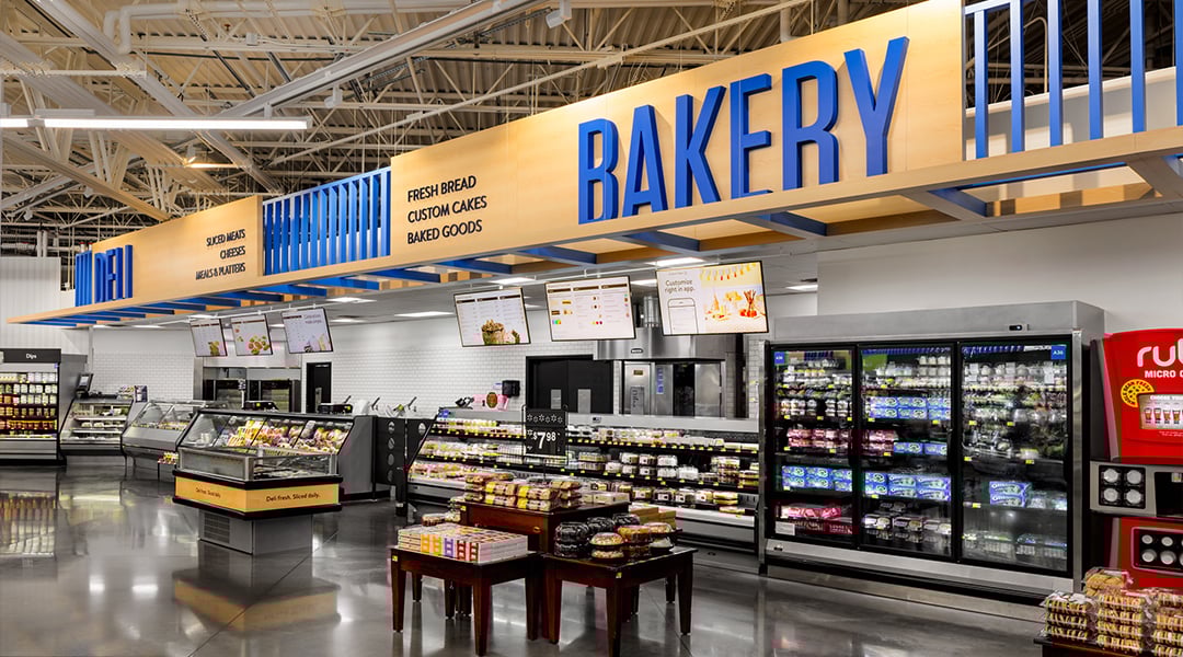 Wayfinding and aisle markers designed, produced and installed by Miller Zell Wayfinding and aisle markers designed, produced and installed by Miller Zell